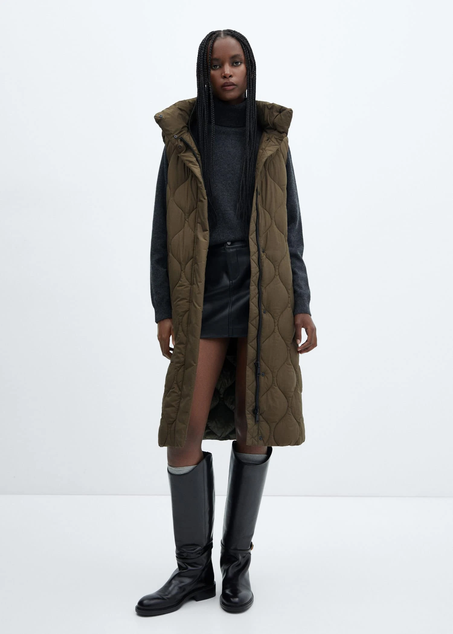 Gilet Matelassé Long 4 Gilet Matelassé Long – Image 2