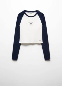 T-shirt Côtelé Avec Un Message -Vêtements Pascher 67010278 50 B