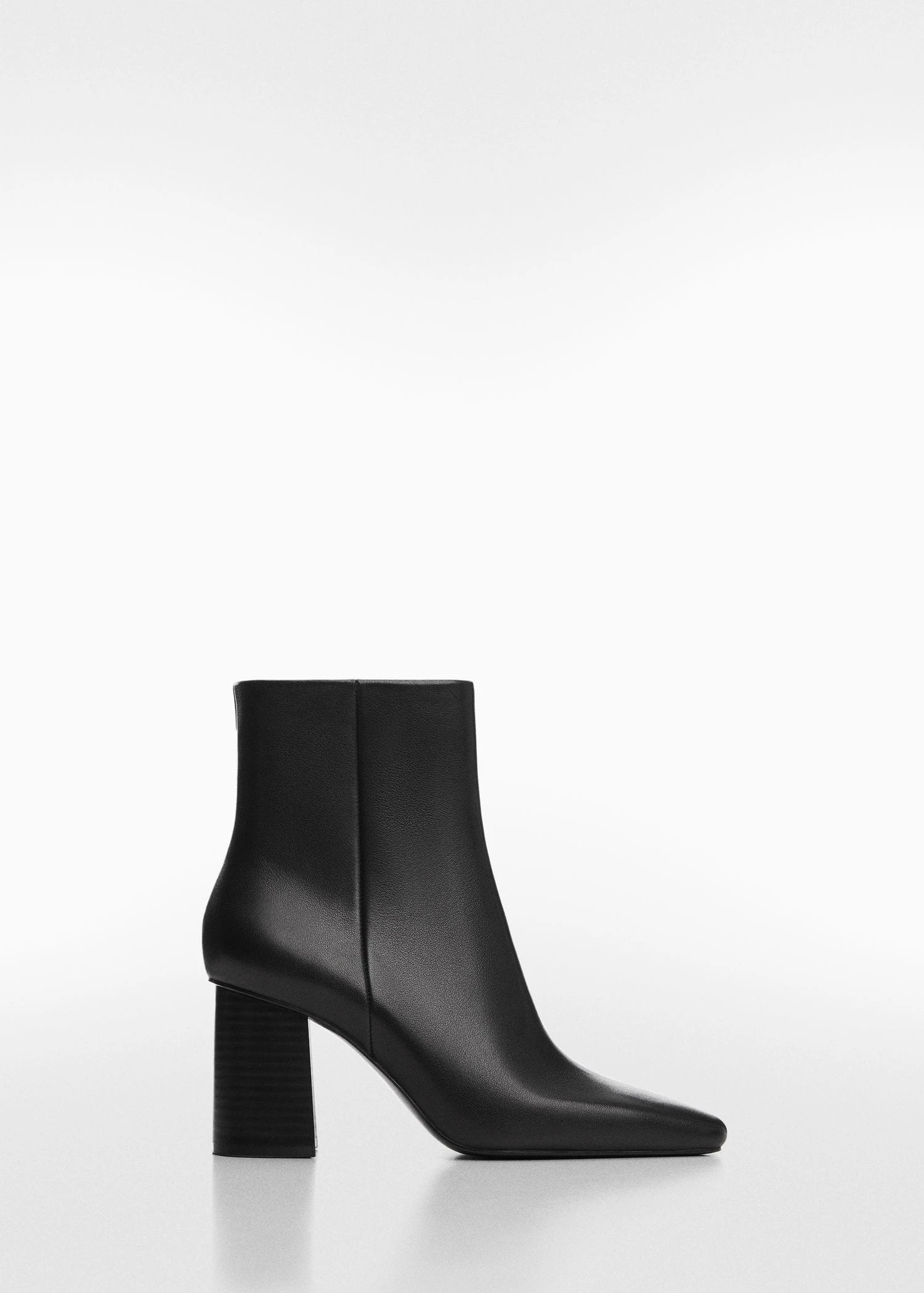 Bottines Cuir Bout Carré 3 Bottines Cuir Bout Carré