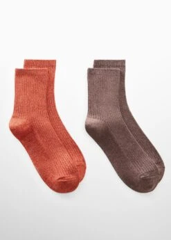 Pack 2 paires Chaussettes Lurex