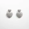 Boucles D'oreilles Cœur Cristaux -Vêtements Pascher 67040362 PL B